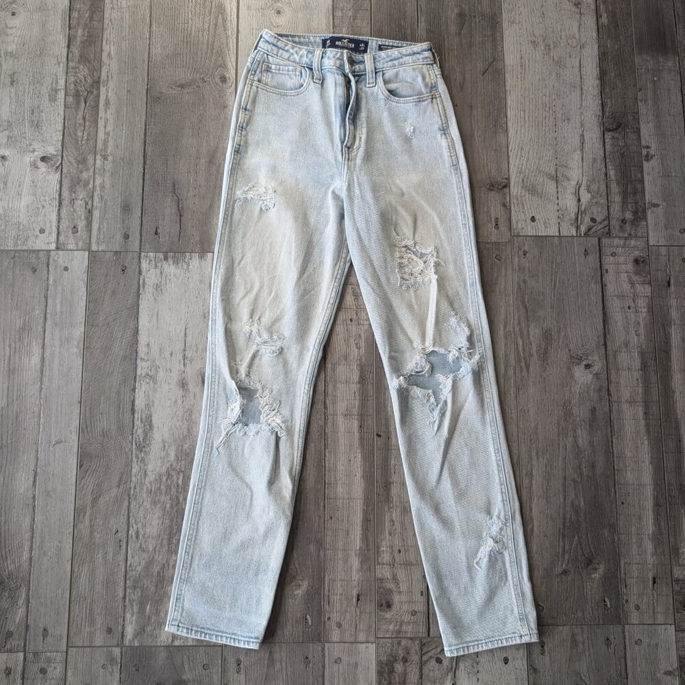 Hollister, Ultra High Rise Mom Jeans, sz 24